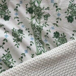 HILL HOUSE HOME GREEN VINE FLORAL DUVET